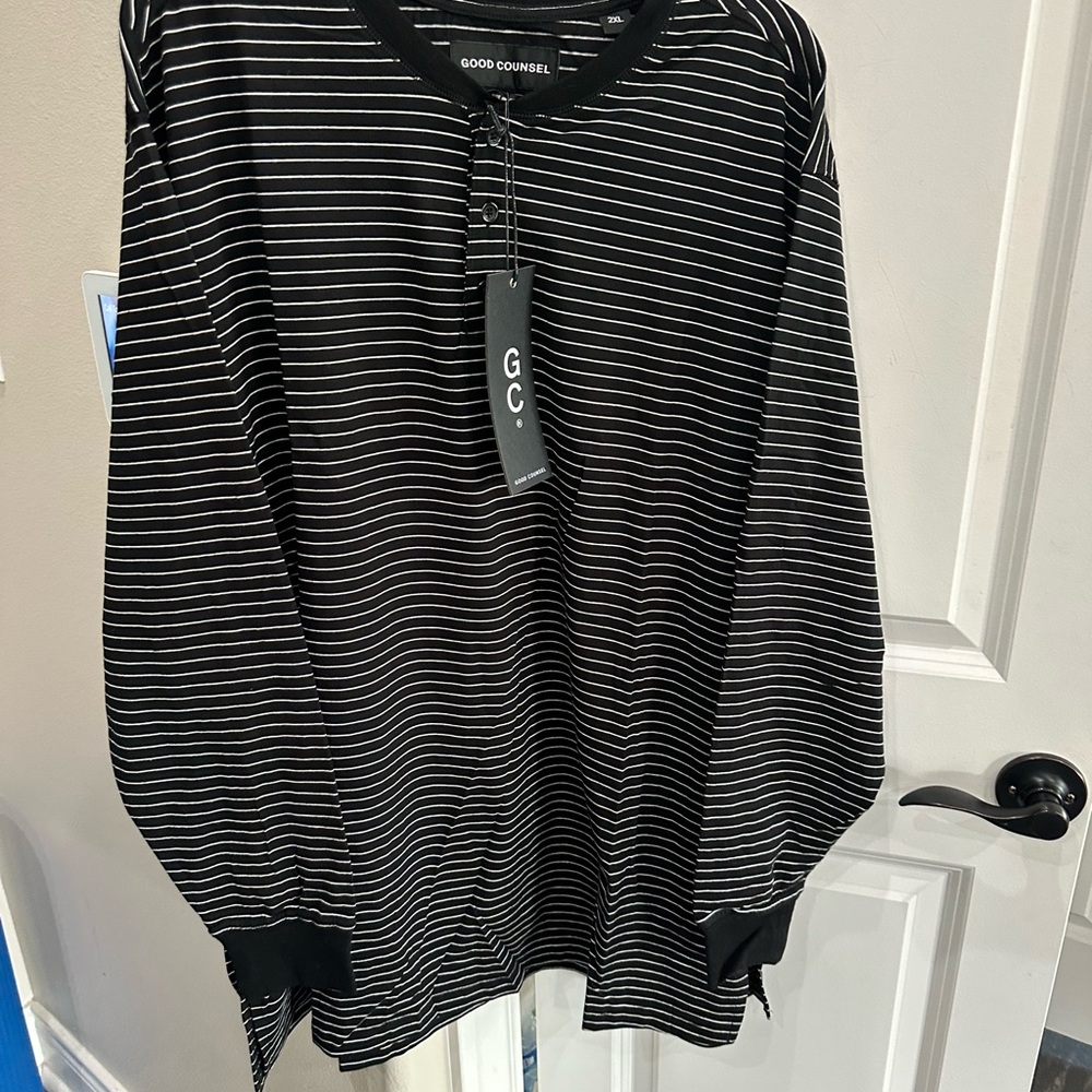 Good Black and White Polo Shirt Relaxed Fit